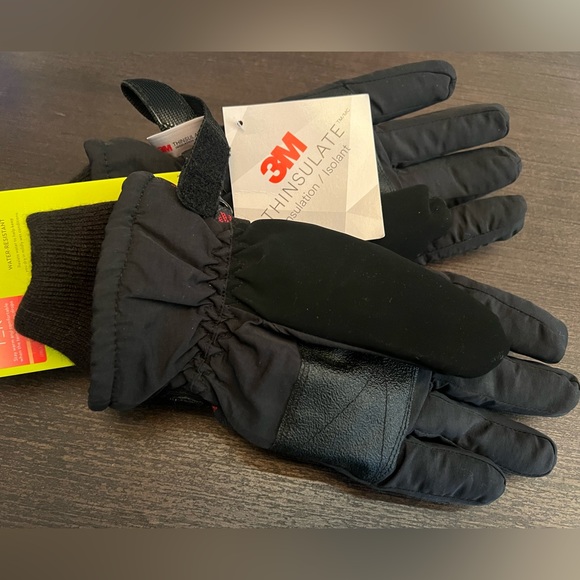 Ski gloves boys m/l warmtek thinsulate - Picture 2 of 3